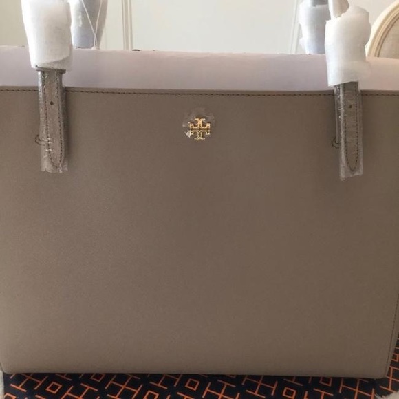 emerson large double zip tote